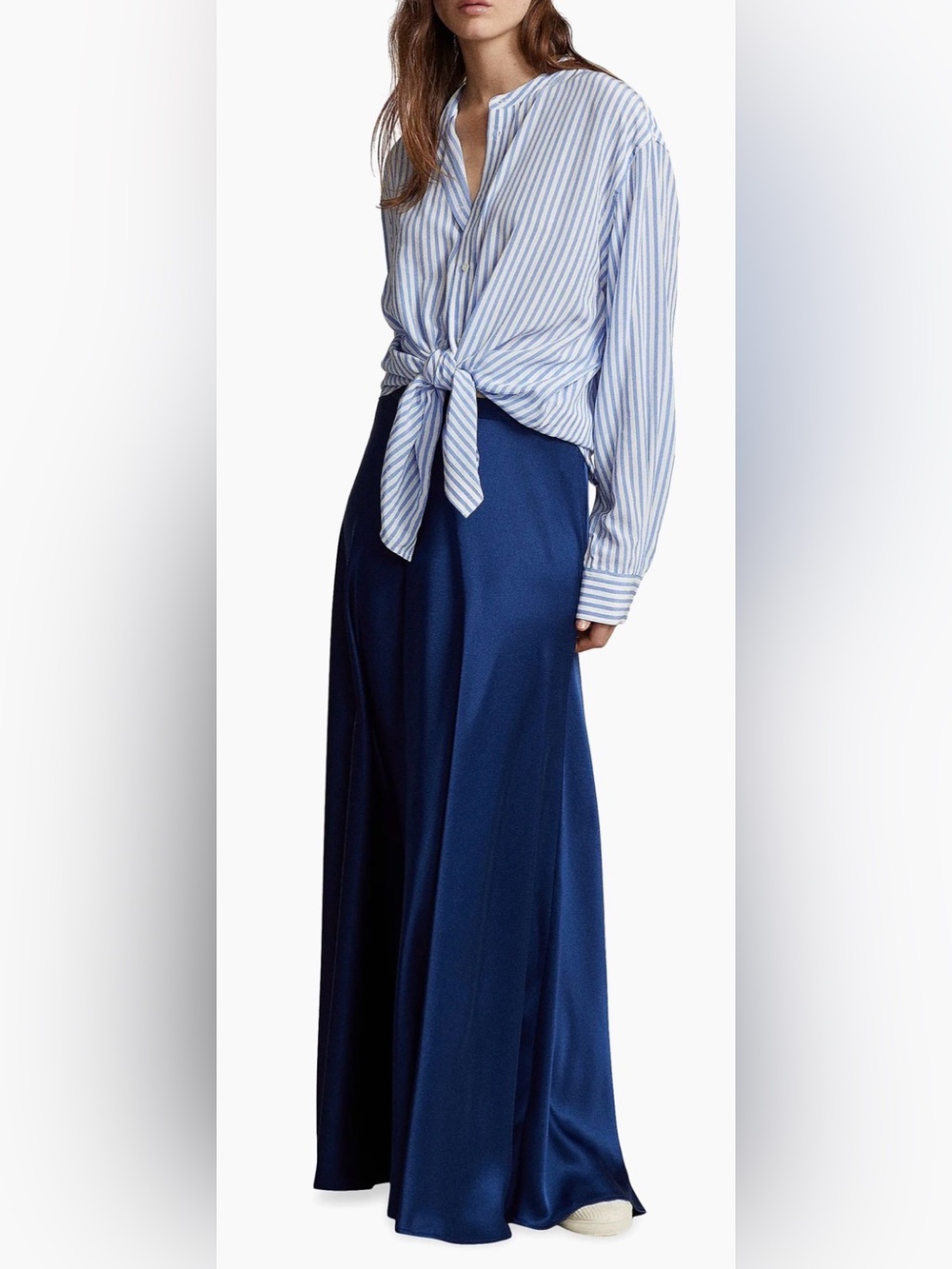 Polo Ralph Lauren Maxi Satin Skirt